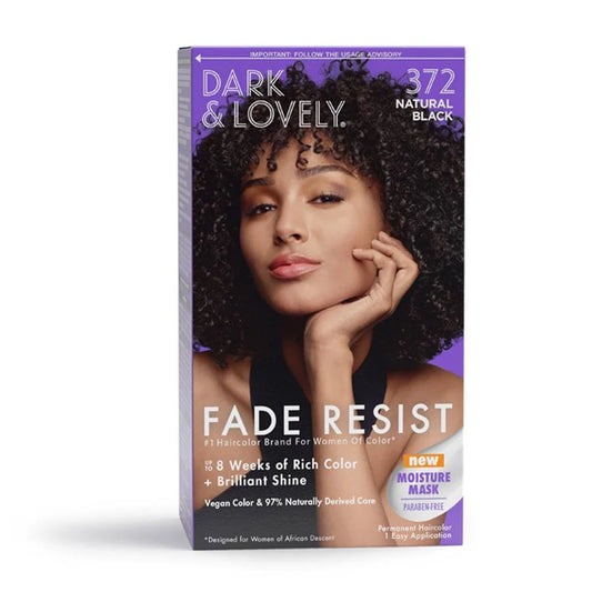 Dark & Lovely Fade Resist Natural Black-Brown Hair Color 372