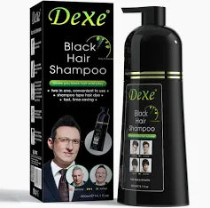 Dexe Shampoo for Black Hair 400 ml Instant Dark Hair Dye