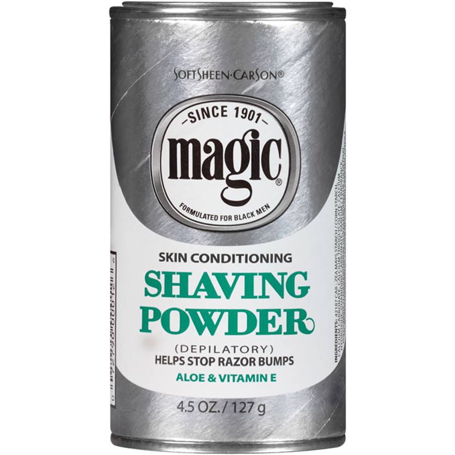 Magic Razor less Shaving Powder - Skin Conditioning, 4.5 oz.